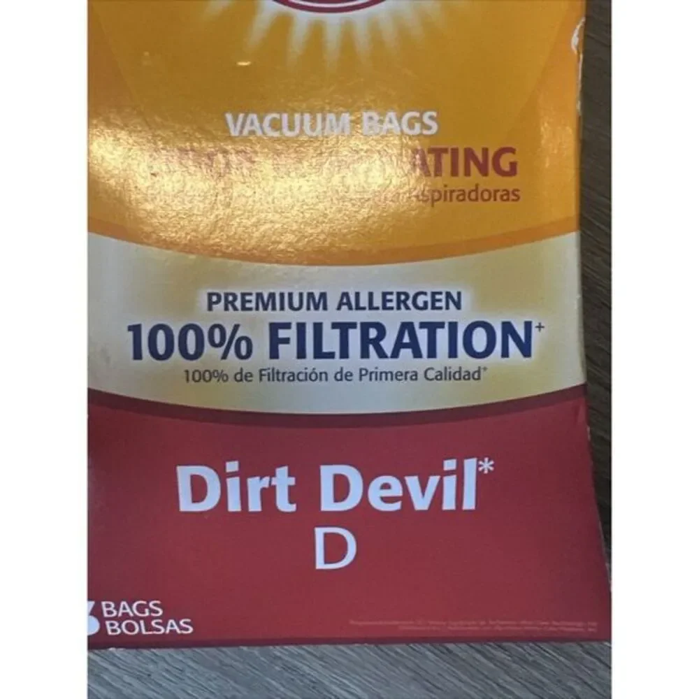 Dirt Devil D Arm & Hammer Odor Eliminating Vacuum Bags -‎ 3 BAGS  62594F